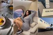 Inside Kim Kardashian’s New $150 Million Private Jet ‘Kim Air’