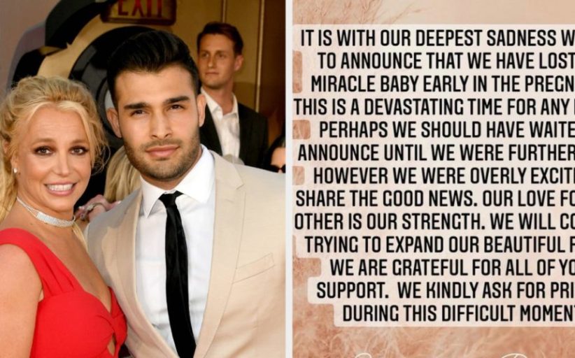 Britney Spears ‘Devastated’ After ‘Loss’ Of 1st Baby With Sam Asghari: ‘Deepest Sadness’