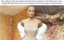 Kim Kardashian accused of damaging Marilyn Monroe’s iconic dress