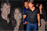 Tom Cruise mobbed by fans as he steps out for dinner with Salma Hayek