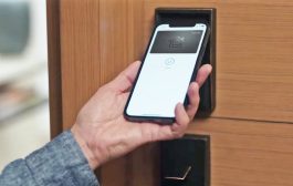Apple stores begin selling exterior door lock that can be unlocked by tapping an iPhone or Apple Watch