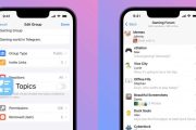 Telegram update: App gets topics in groups, voice to text for video messages, and more