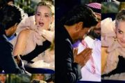 Hollywood actress starstruck upon realizing Shah Rukh Khan was sitting next to her, video goes viral