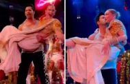 Varun Dhawan kissed and lifted a Hollywood actress Gigi Hadid during a performance on stage