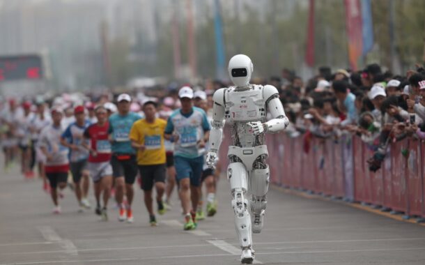 Humanoid robot breaks half marathon world record in Beijing