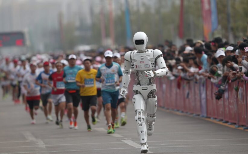 Humanoid robot breaks half marathon world record in Beijing